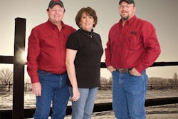 Larry and Linda Davis, with their son-in-law Scott Matlock.