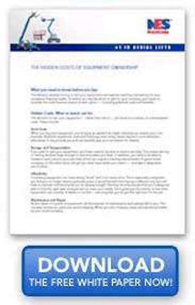 NES Hidden Cost of Equipment Ownership White Paper