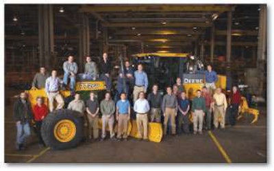 Deere’s design team for the Grade Pro.