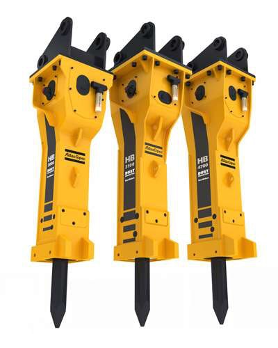 Atlas Copco introduced three new breaker models -- HB-2000, HB-3100 and HB-4700 -- at Bauma 2010 in Munich, Germany