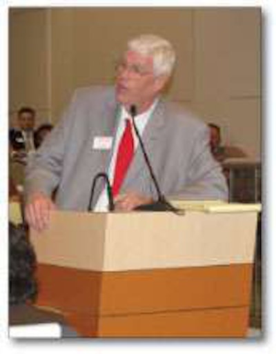 Bill Davis, executive vice president of the Southern California Contractors Association, shown here at the CARB hearing, told Equipment World earlier: “If CARB is serious in their intent to provide some relief, we have a collection of industry experts who are willing to work on rules that will work and allow business to survive.”