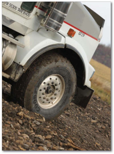 Soft dirt is easy on tires, but can hide rocks, roots and rebar, which calls for tires with enhanced cut and chip resistance.