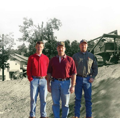 (Left to right) Adam C. Lasarsky, Dwayne F. Bell and David S. Sherrill