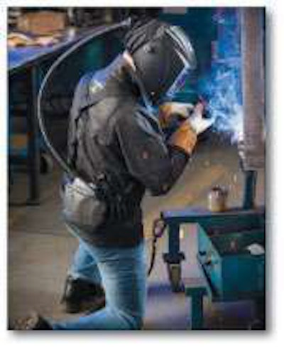 Powered respirators are one alternative when fume extraction equipment is not feasible.