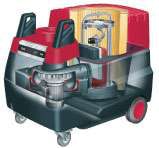 Portable fume extractors can be rolled to different work stations much like a shop vacuum.