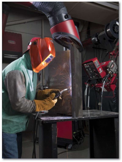 Fume extraction equipment will be required on many if not most welding processes involving stainless steel or chromium alloys.