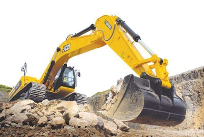 JCB designed the JS360 undercarriage to work in tough conditions, giving the boom and dipper a deeper section profile to add strength and durability.