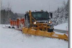 Designated the TP26, the initial trailer-mounted tow plow model manufactured by Viking-Cives is designed to tow behind and work alongside a truck with a standard plow mounted on the front. This combination can increase the single unit’s clearing path to 25 feet. The primary use is multi-lane, high-speed echelon plowing, in which the TowPLow concept by innovator Bob Lannert will allow one truck to effectively do the work of two.