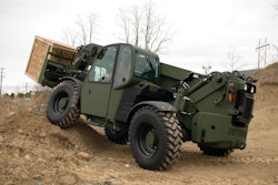 JLG's Millinia Military Vehicles extendable boom forklift