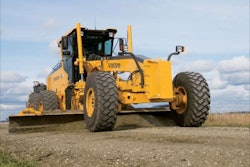 The use of machine control systems on such varied equipment types as the dozer, the compactor and, shown here, the motor grader, is beneficial in ensuring that the profile and contour of the work is not only to specification, “but that the job is done efficiently,” says Volvo Construction Equipment road machinery product specialist Bob Marcum.