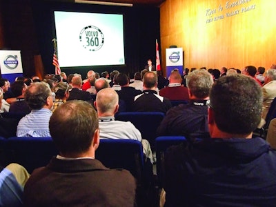 More than 100 participants from around the U.S. and Canada attended the recent Volvo Trucks 360 event designed to give customers insight into current Volvo technologies and operations