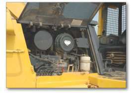 Check the engine compartment for signs of oil and water leaks.