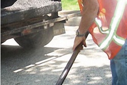 Classic “throw, roll and go” patching is a time-honored solution to pothole repairs.
