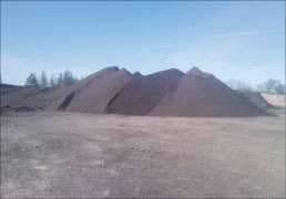 RAP stockpile used on the Manitoba RAP project.