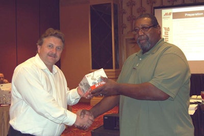 JLG graduates its 6,000th Train-the-Trainer instructor. James Mason Jr., who is an outside machine shop apprentice instructor was recognized with honors and received JLG merchandise and gift certificates