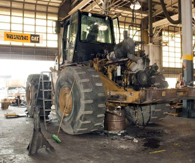 Cat 980 G Rebuild Dissassembly In Progress2