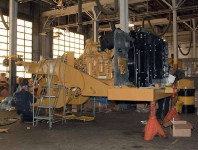 Cat 980 G Rebuilt Frame And Engine Is Core Of Machine