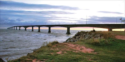 Designed to last for 100 years, the Confederation Bridge between Prince Edward Island and New Brunswick utilizes various supplementary cementitious materials (SCMs) in seven different HPC mix designs to achieve both durability and strength.