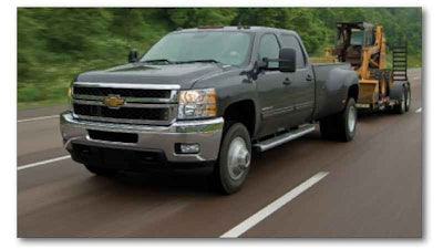 The newest heavy duty pickups (250/2500 and 350/35000) can be a great equipment moving option. Pay close attention to the tow rating specifics to select a configuration with adequate capabilities for moving your machines.