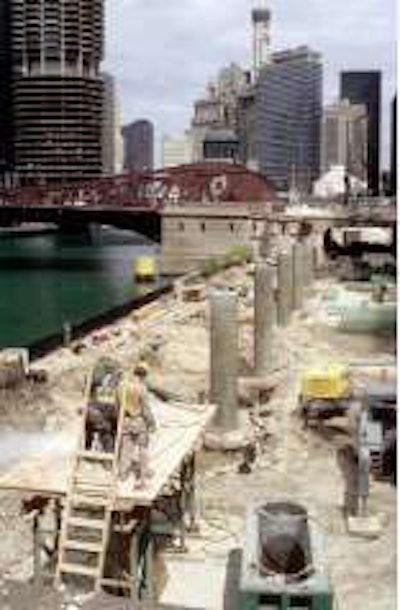 Quaternary concrete mix is used for Revive Wacker Drive project for City of Chicago.