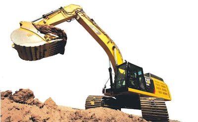 Sporting new nomenclature to reflect the machine’s operating weight in metric tons, the Tier 4 Interim emissions-ready 349E L will replace the 345D L in the Caterpillar large excavator family with more horsepower and an electric boom and stick regeneration system for higher loading productivity.