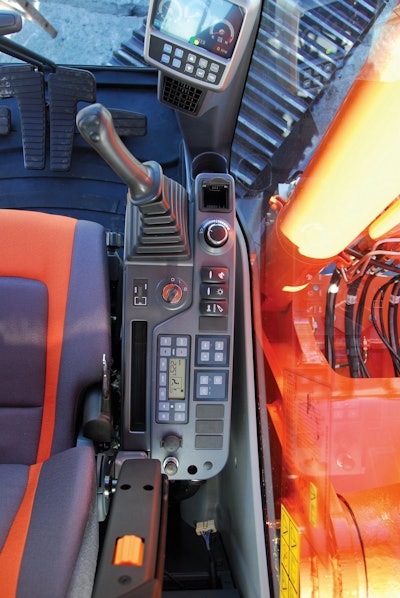 Doosan hydraulic excavator ROPS_cab_RH_control