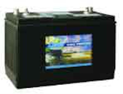 Dual-purpose batteries like this marine/RV model from Crown Battery are designed to handle both engine starting and moderate deep cycling in cases where one battery has to do both jobs.