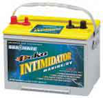 Many AGM batteries, like this Deka Intimidator model, have both threaded and clamp-on posts, making it easier to wire up more accessory power cables with either type of terminal connector.