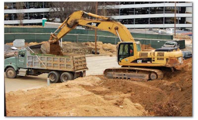 This $5 million site work project at Mission Hospital in Asheville, North Carolina, is a year-long project for Tennoca Construction.