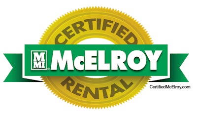 Certified Mc Elroy Rental Logo