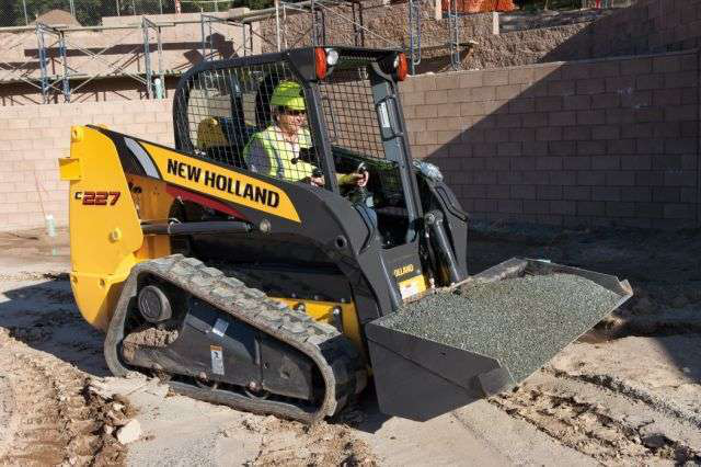 New Holland Construction introduced its new C227 compact track loader at CONEXPO-CON/AGG 2011 in Las Vegas