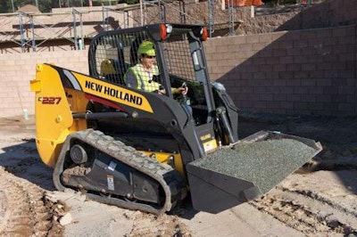 New Holland Construction introduced its new C227 compact track loader at CONEXPO-CON/AGG 2011 in Las Vegas