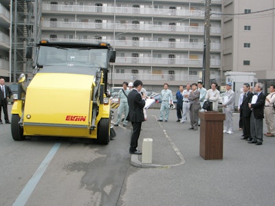 Elgin Street Sweeper completes sale of Pelican sweeper to Tokyo, Japan