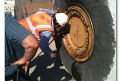 Regular visual and air pressure checks by operators and tire technicians are key to maximizing the longevity of your tires and preventing unplanned downtime.