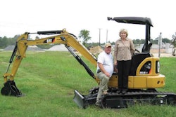 Inside/outside team: Stephen Cox serves as the company’s secretary/treasurer and has been working with concrete since he was in high school. Sandy, president, manages the business, including accounting and job costing.