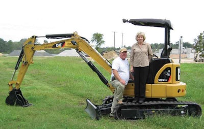 Inside/outside team: Stephen Cox serves as the company’s secretary/treasurer and has been working with concrete since he was in high school. Sandy, president, manages the business, including accounting and job costing.