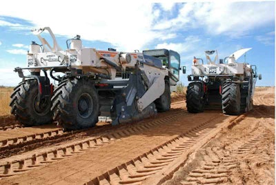 For new alignments, stabilize the subgrade prior to work on subbase, base and pavement layers.