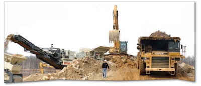 Operating its own quarry enabled Force to control the cost and scheduling of aggregates needed to feed his trucks and sites.