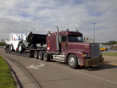 The 1000th SB-2500 Shuttle Buggy MTV leaves the Roadtec factory in Chattanooga