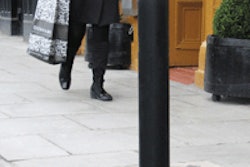 Pedestrian And Bollard