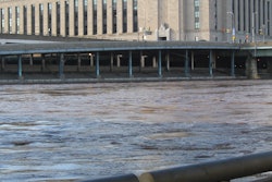 Schuykill River during tropical storm Irene