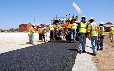 Porous asphalt pavement is similar to open-graded friction courses (OGFC) but is meant for static loads and environmentally-sustainable stormwater drainage. A mix for the parade ground at U.S. Marine Corps Recruit Depot at Parris Island, S.C., contained Evotherm warm-mix additive instead of fibers.