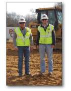 John and Stephen regularly check on their sites’ progress, like this one at St. John the Baptist Greek Orthodox Church in Euless, Texas.