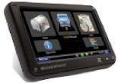 Rand McNally’s TND 760 Fleet Edition is a driver-centric onboard computing platform that includes a full touchscreen computer display.