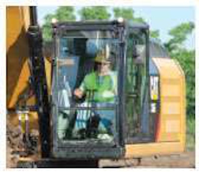 Sound suppression materials reduce cab noise.