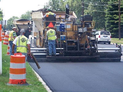 This thin overlay is rehabilitating McDermitt Road in Jackson, Mich.