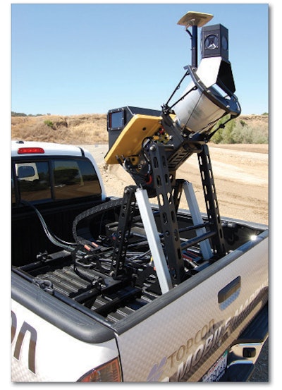 Lasers plot data points, a camera captures images and a GPS system maps it all to digital coordinates as fast as you can drive.