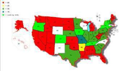A May 2011 survey by RAP Expert Task Group found maximum allowable percentages of reclaimed asphalt shingles (RAS) permitted in asphalt mixes.