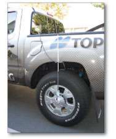 To turn rough GPS signals into precise measurements the IP-S2 uses an odometry sensor on your truck or vehicle’s wheels.