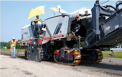 The biggest benefit for milling contractors today is flexibility of machine application, says Wirtgen America Senior Vice President Jeff Wiley. “Every job is different,” he says, “and the operator today has the opportunity to select the type of grade control system he wants to use.”